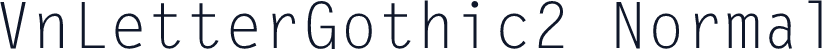 VnLetterGothic2 Normal