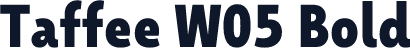 Taffee W05 Bold