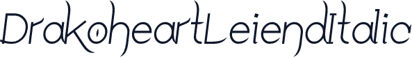 DrakoheartLeiendItalic