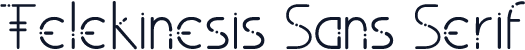 Telekinesis Sans Serif