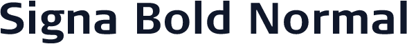 Signa Bold Normal