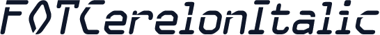 FOTCerelonItalic