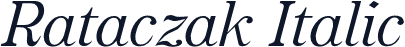 Rataczak Italic