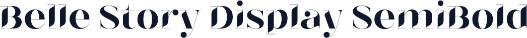 Belle Story Display SemiBold