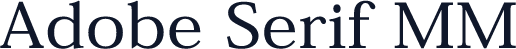 Adobe Serif MM