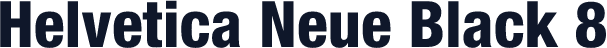 Helvetica Neue Black 8