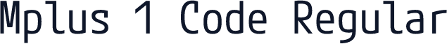 Mplus 1 Code Regular