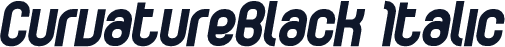 CurvatureBlack Italic