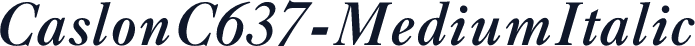 CaslonC637-MediumItalic