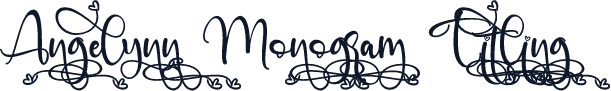 Angelynn Monogram Titling