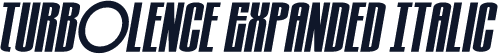 Turb0lence Expanded Italic