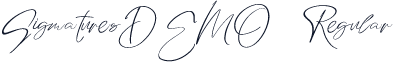 SigmaturesDEMO-Regular