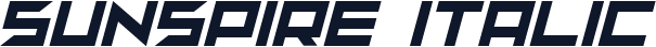 sunspire Italic