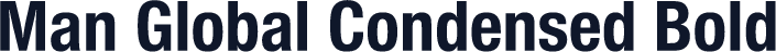 Man Global Condensed Bold