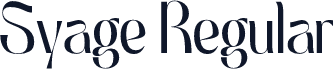 Syage Regular