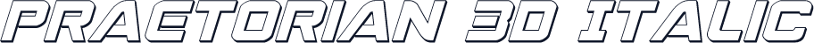 Praetorian 3D Italic
