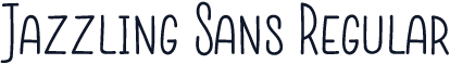Jazzling Sans Regular