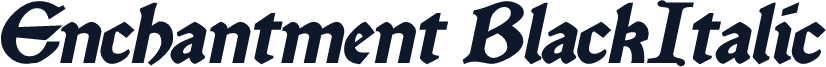 Enchantment BlackItalic