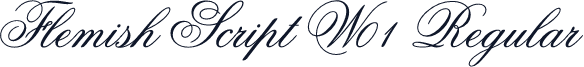 Flemish Script W01 Regular