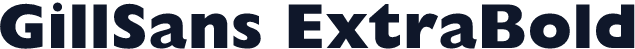 GillSans ExtraBold