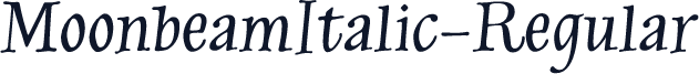 MoonbeamItalic-Regular