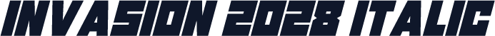 Invasion 2028 Italic