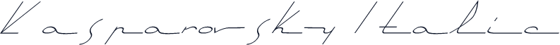 Kasparovsky Italic