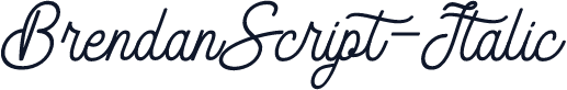 BrendanScript-Italic