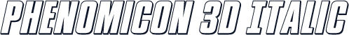 Phenomicon 3D Italic