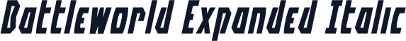 Battleworld Expanded Italic