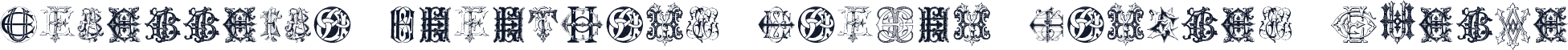 Intellecta Monograms Random Samples Twelve