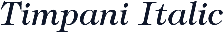 Timpani Italic