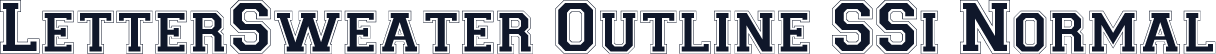 LetterSweater Outline SSi Normal