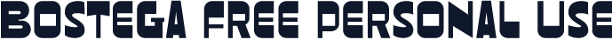 Bostega Free Personal Use