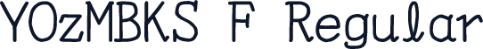 YOzMBKS F Regular