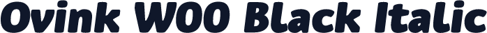Ovink W00 Black Italic