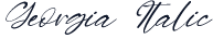 Georgia Italic