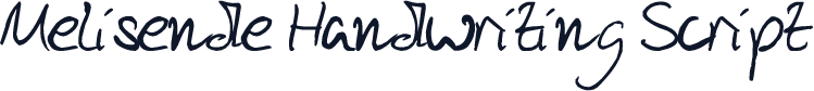 Melisende Handwriting Script