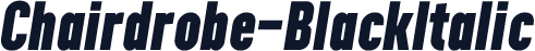 Chairdrobe-BlackItalic