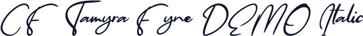 CF Tamyra Fyne DEMO Italic