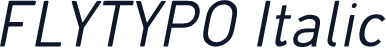 FLYTYPO Italic
