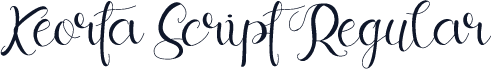 Keorta Script Regular