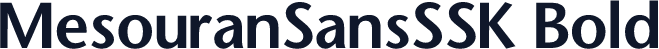 MesouranSansSSK Bold