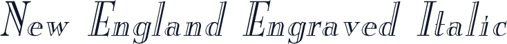 New England Engraved Italic