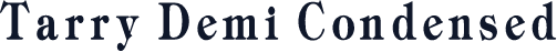 Tarry Demi Condensed