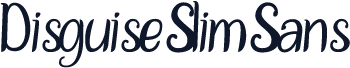 DisguiseSlimSans
