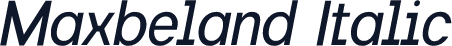 Maxbeland Italic