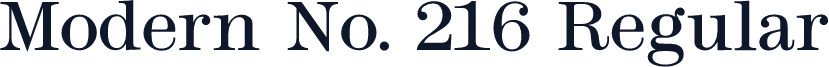 Modern No. 216 Regular