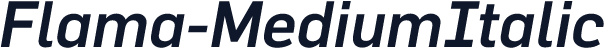 Flama-MediumItalic