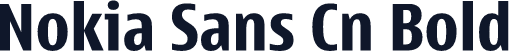 Nokia Sans Cn Bold